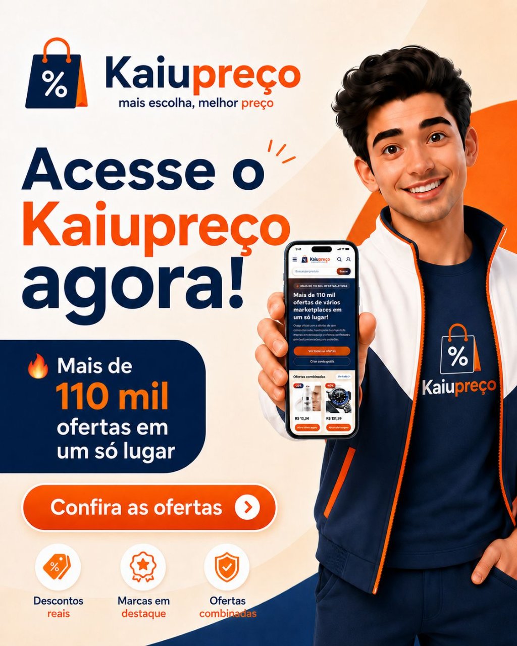 Imagem do grupo de ofertas Kaiupreço no WhatsApp